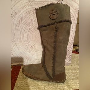 Tory Burch Women’s Shearling Tall Boots